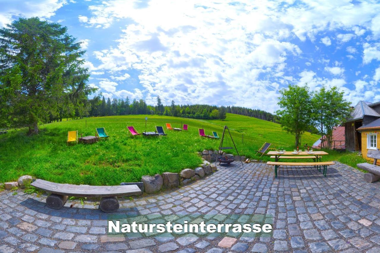 Wohlfühl-Ferienwohnung 80 qm, 8 Personen, Aussicht&Heimkino Todtnau Exterior foto