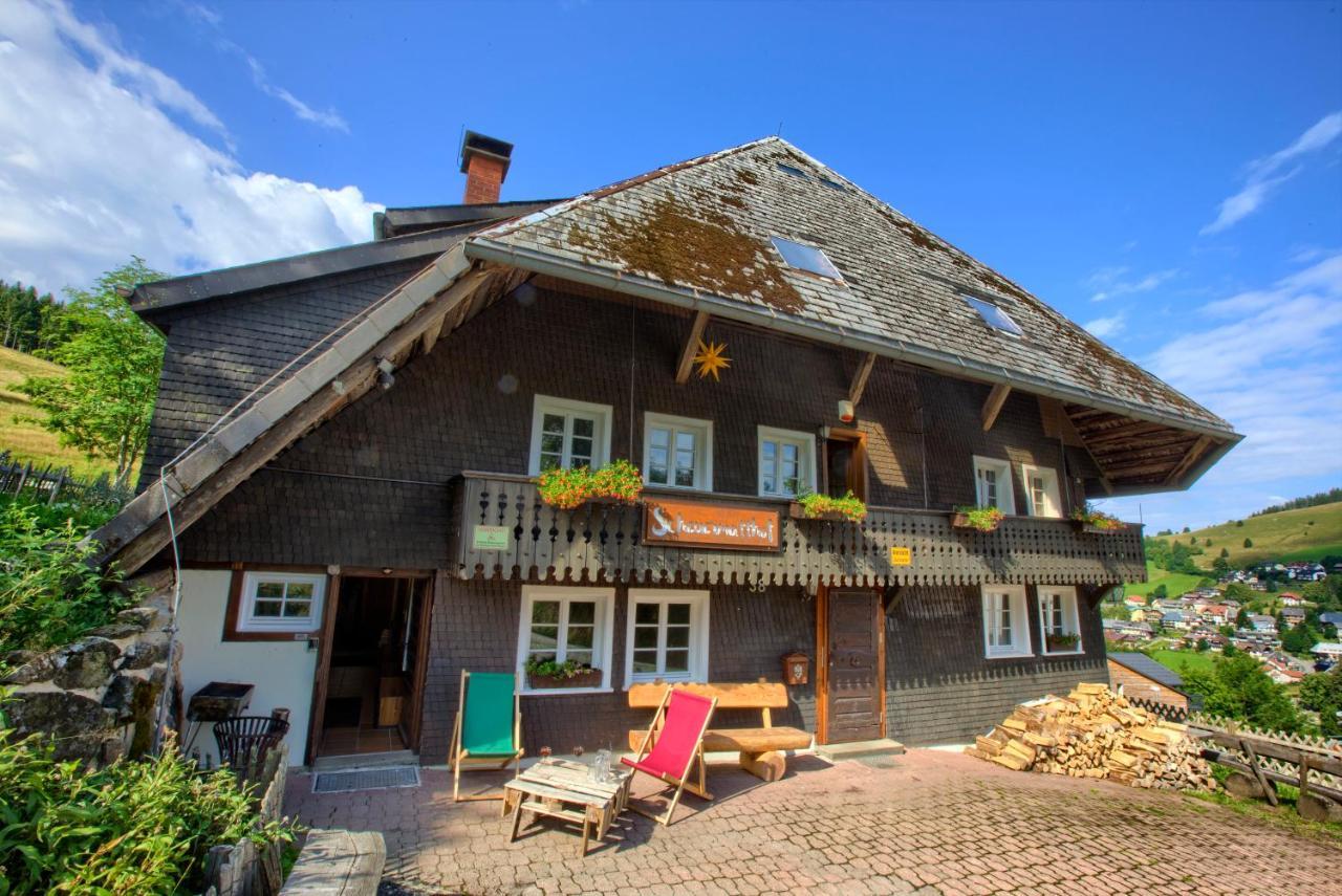 Wohlfühl-Ferienwohnung 80 qm, 8 Personen, Aussicht&Heimkino Todtnau Exterior foto